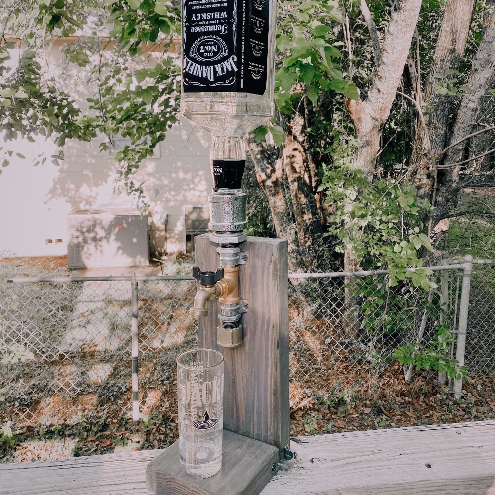 Handmade Alcohol Dispenser
